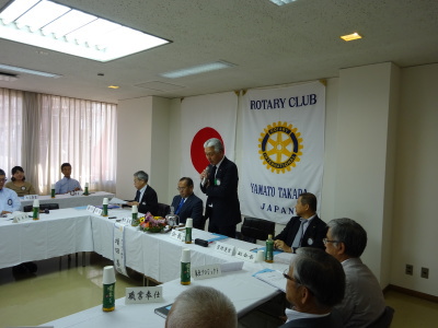 クラブ協議会開会 吉村定義会長