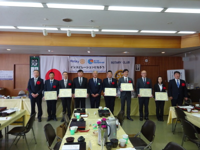 職業奉仕表彰（高田署、香芝署署員）